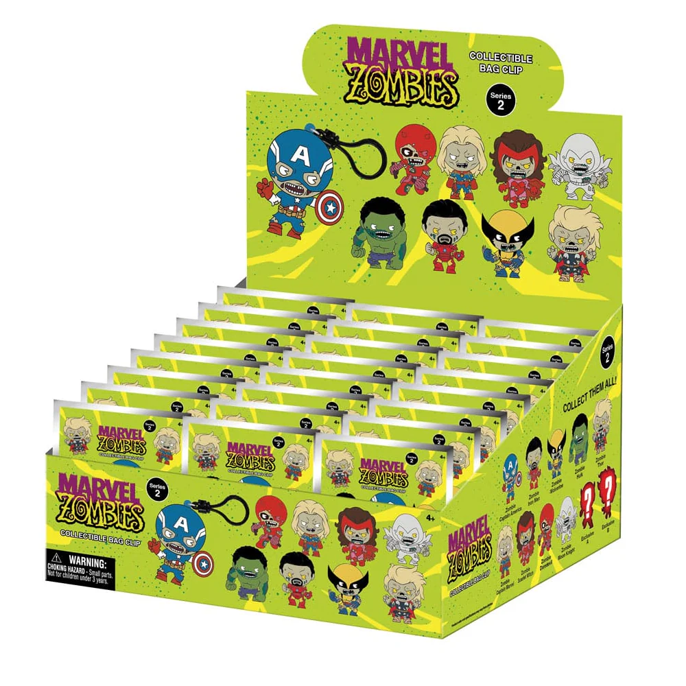 3D Anime: Marvel PVC Zombies Display Bag Clips Series 2 (1pc)