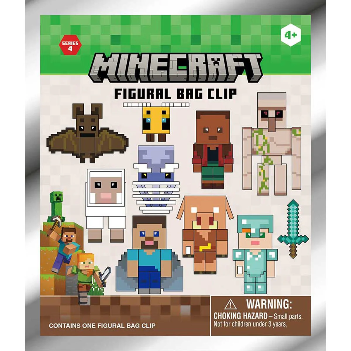 3D Anime: Minecraft Foam Bag Clip Series 4 (1pc) - Image 2