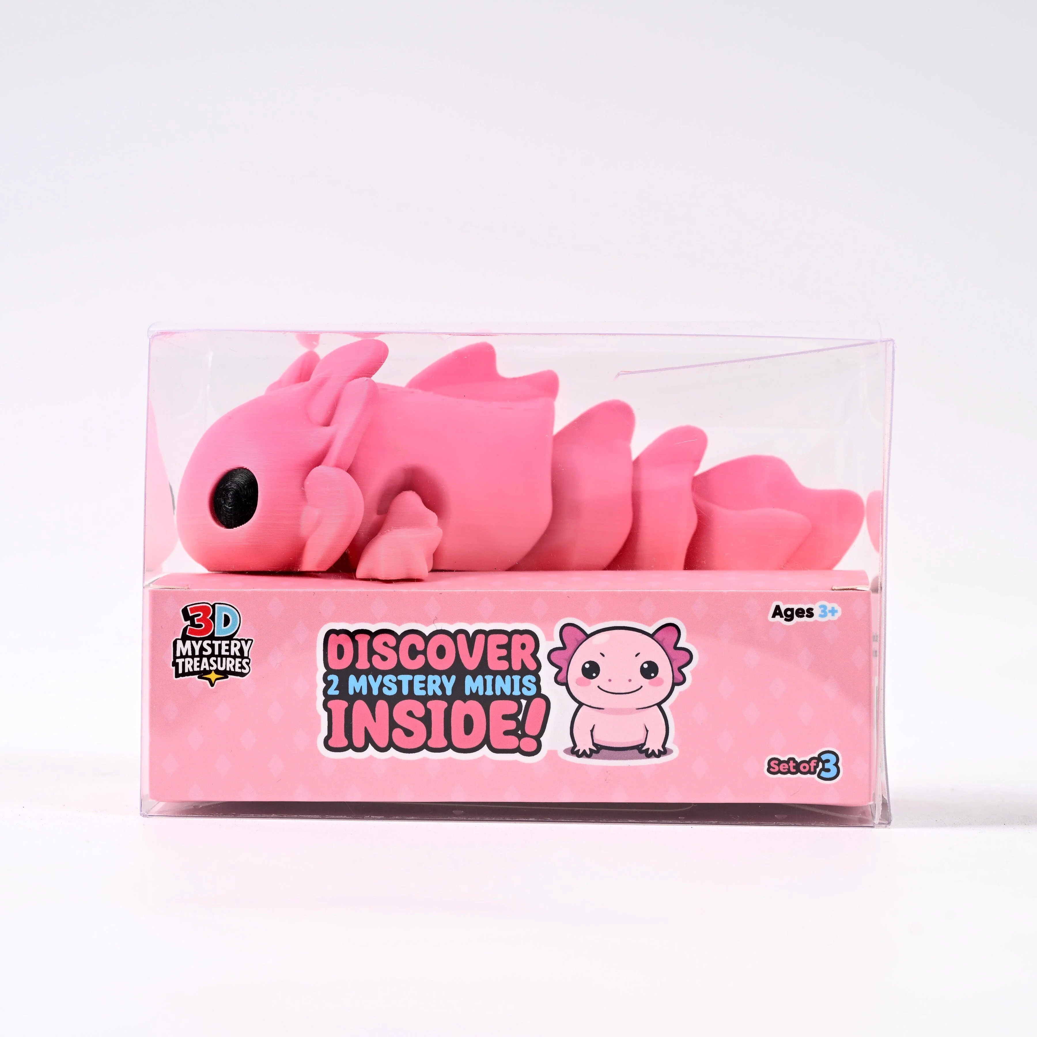 3D Mystery Treasures 3D-Printed Axolotl Fidget Toy - Image 2