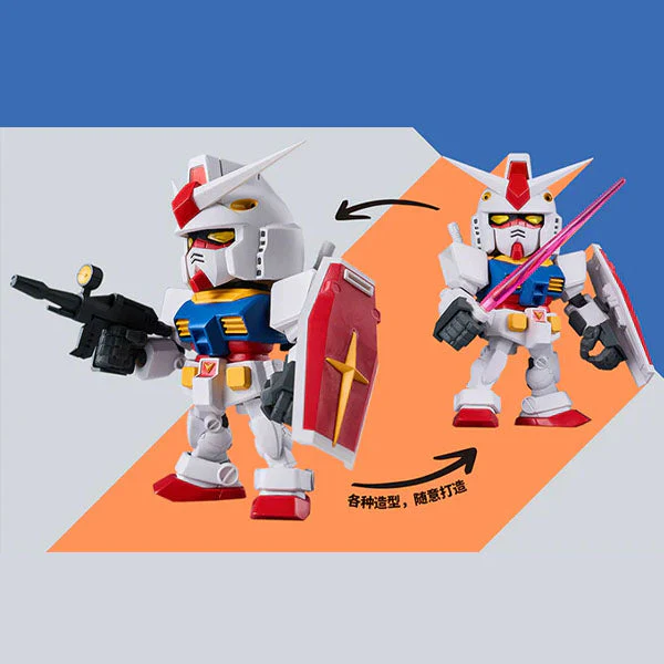 Bandai QMSV Gundam RX-78 Version 2.0 Mini Model Figure Blind Box (1pc) - Image 2