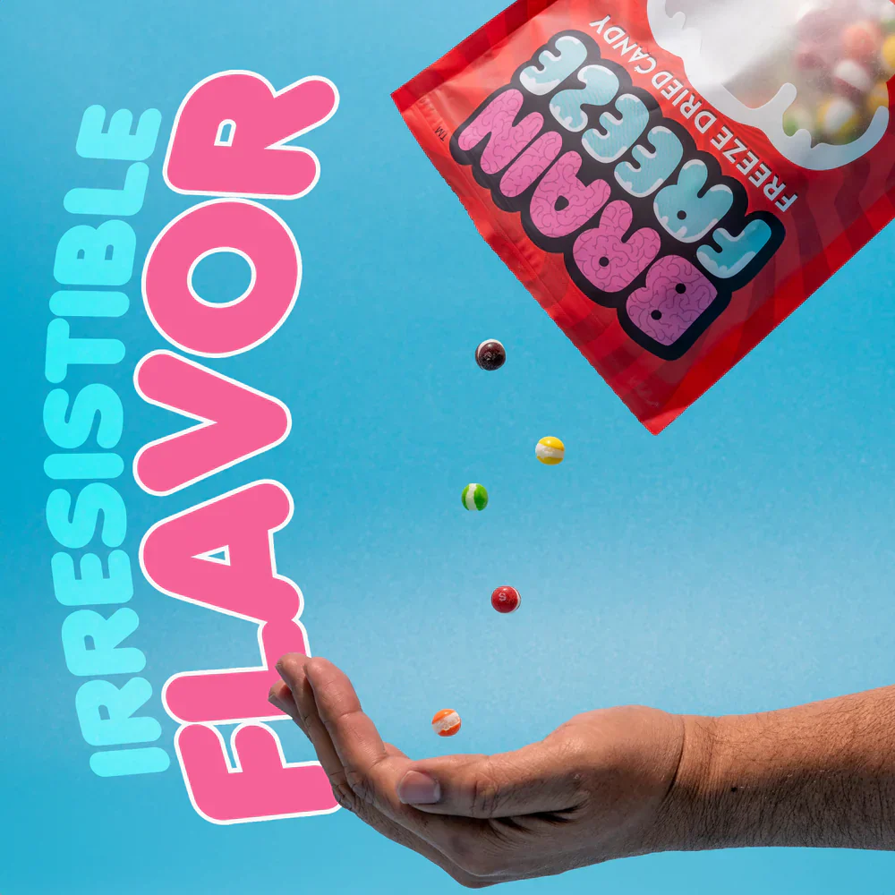 Brain Freeze: Rainbow Crunch Freeze-Dried Candy - Image 3