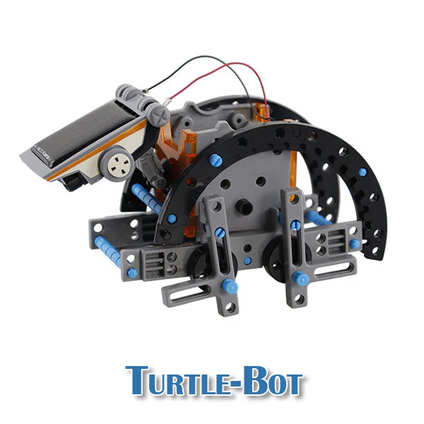BrainyBotz 13-in-1 DIY Robot Solar-Powered Smart STEM Building & Programming Kit (190pc) - Image 12