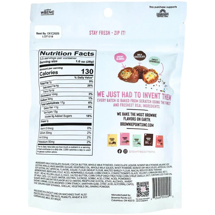 Brownie Points Birthday Cake Blondie Brownie Bites 3.5oz - Image 2