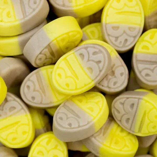BUBS Godis: Banana Toffee Goody Ovals (90g) Made in Sweden - Image 3