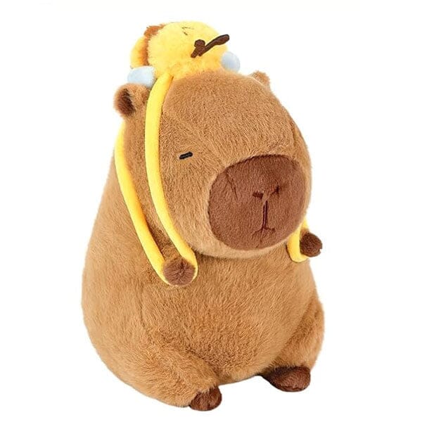 Capybara 9" Kawaii Bumblebee Backpack Plush Toy - Image 4
