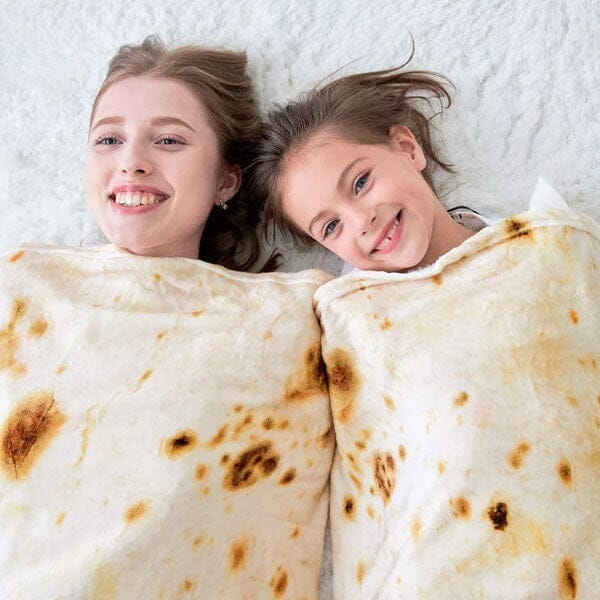 Cozy Cuddler Giant Fleece Tortilla Blanket (80") | As Seen On TikTok! - Image 3