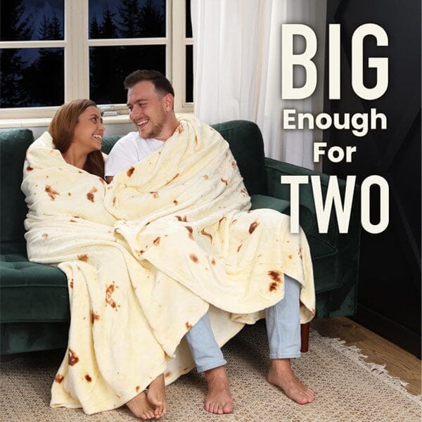 Cozy Cuddler Giant Fleece Tortilla Blanket (80") | As Seen On TikTok! - Image 8