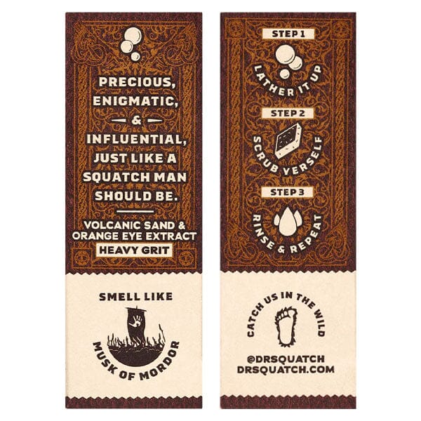 Dr. Squatch® Lord Of The Rings™ The One Ring Rinse All-Natural Bar Soap For Men (1pc) Limited Edition - Image 7