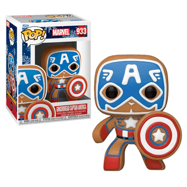 Funko Pop! Marvel: Holiday - Gingerbread Captain America