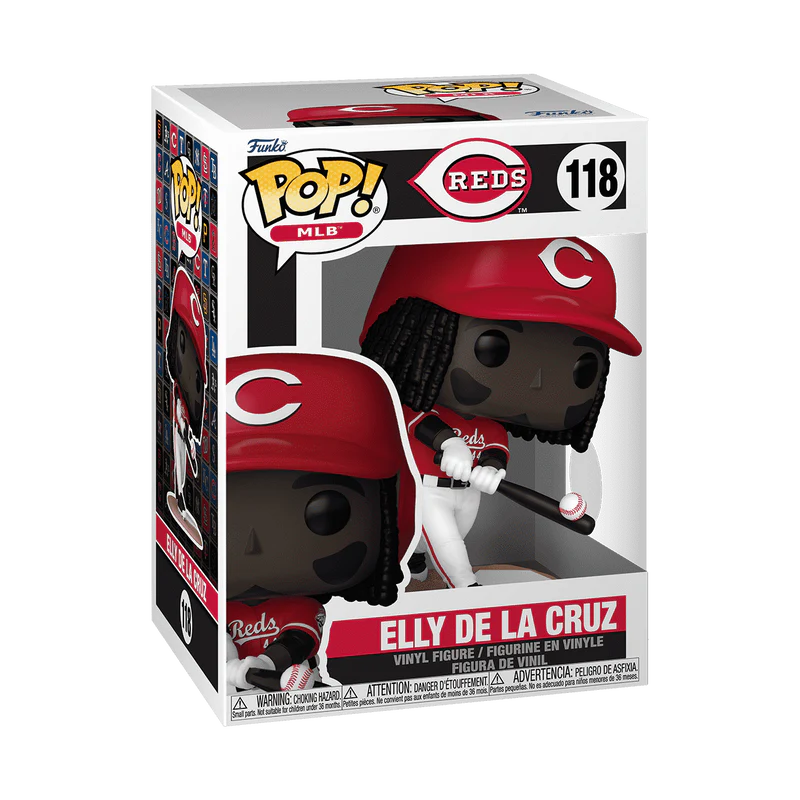 Funko Pop! MLB: Cincinnati Reds – Elly De La Cruz Figure - Image 3