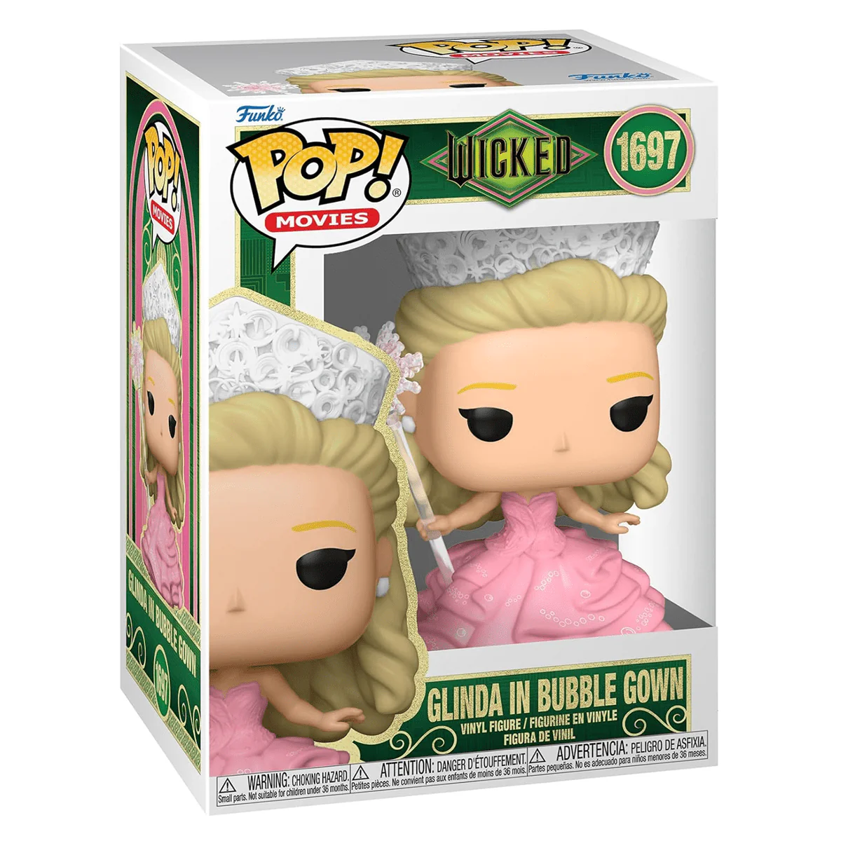 Funko POP! Movies: Wicked - Glinda in Bubble Gown - Image 3
