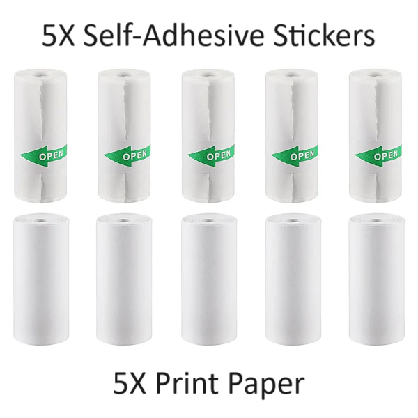 GearWaves: Mini Printer Paper Refills 10PK - Image 2