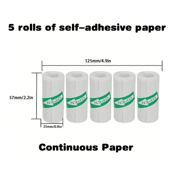 GearWaves: Mini Printer Paper Refills 10PK - Image 6