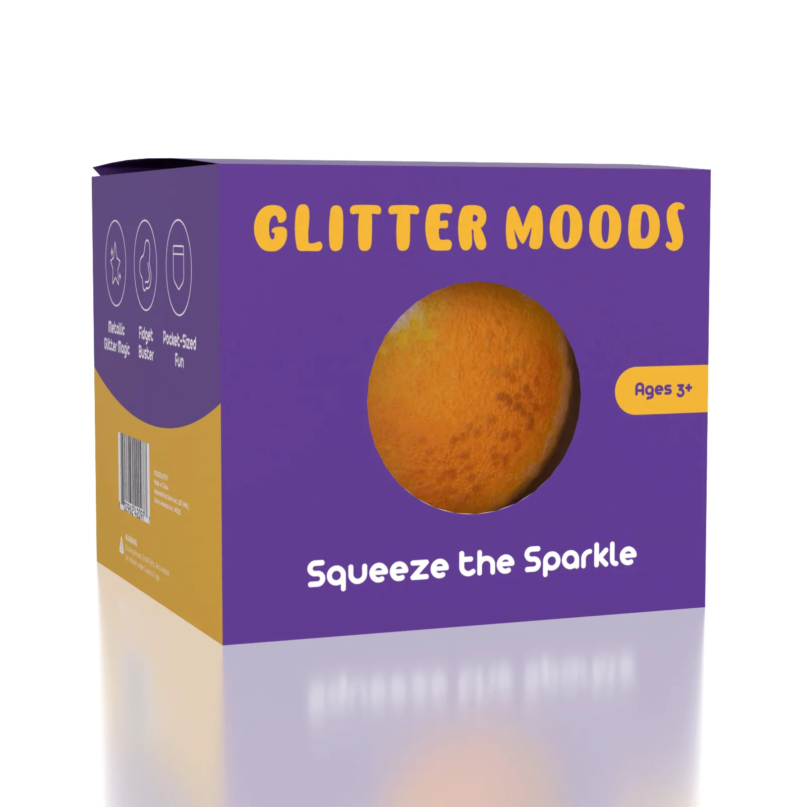 GlitterMoods - Metallic Stress Ball Fidget Toy - Image 2