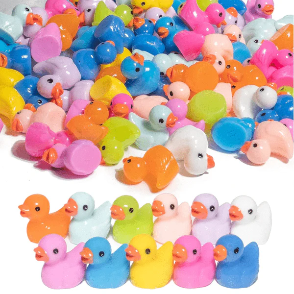 Hide-A-Duck Tiny Glow-In-The-Dark Duck Charms (100pc) - Image 6