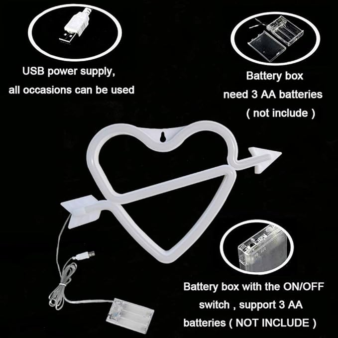 Illumina: Cupid Bow Neon Light Sign - Image 5