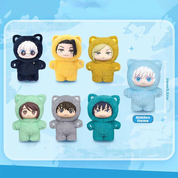 Jujutsu Kaisen Anime Cat Ear Plushie Series Plush Keychain Blind Box (1pc) - Image 10