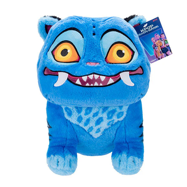 KPop Demon Hunters 12" Figural Sitting Derpy The Tiger Plush Toy (1pc) - Image 2