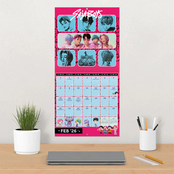 KPop Demon Hunters 2026 16-Month Full Page Wall Calendar (1pc) - Image 2