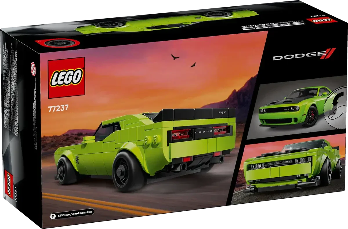 LEGO® Dodge Challenger SRT Hellcat Sports Car - Image 2