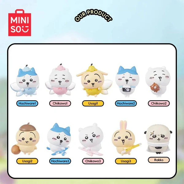 MINISO x Chiikawa: Happy Partner Series Collectible Figurine Blind Box (1pc) - Image 5