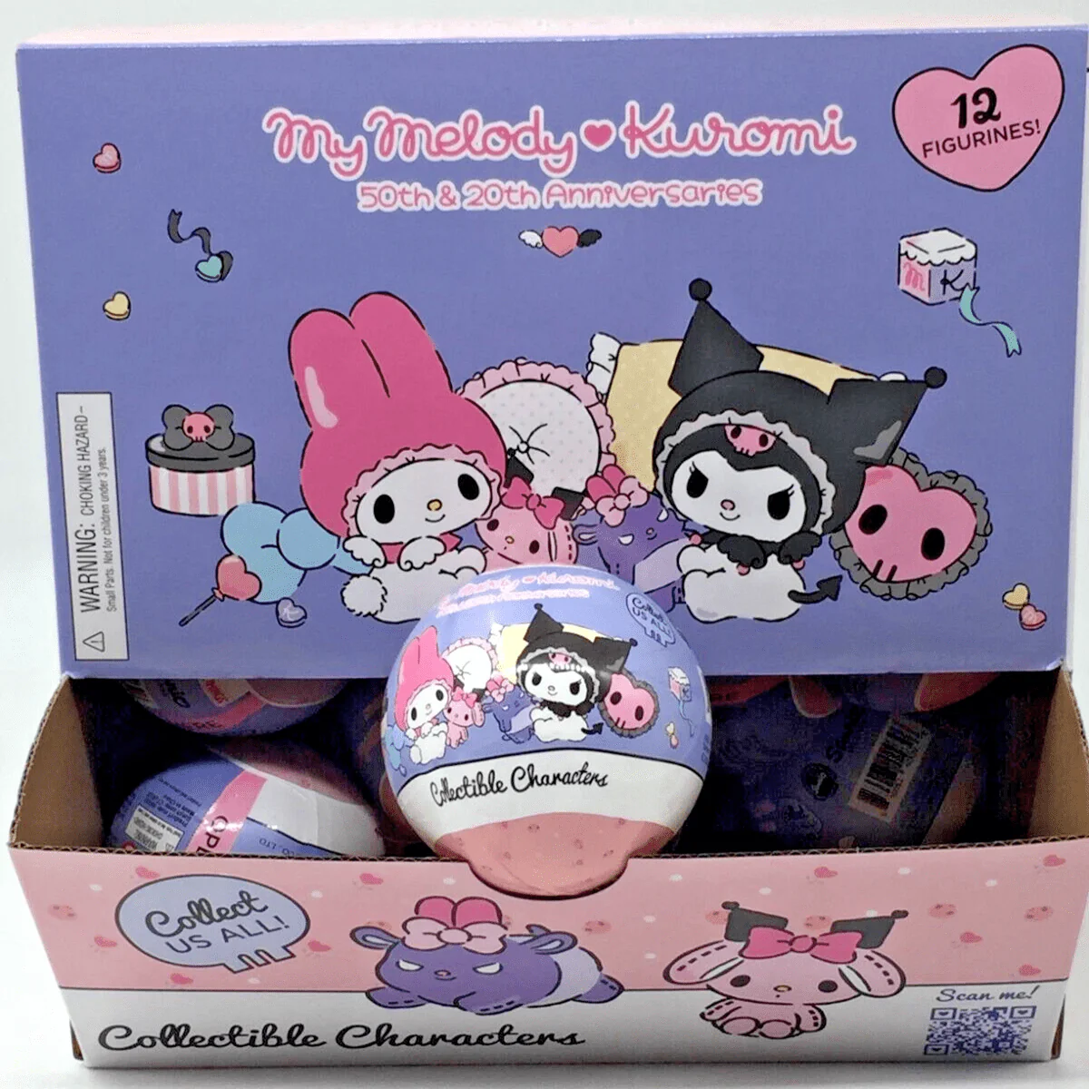 My Melody Kuromi 50th & 20th Anniversaries 3" Capsule – 1x Mystery Figure - Image 3