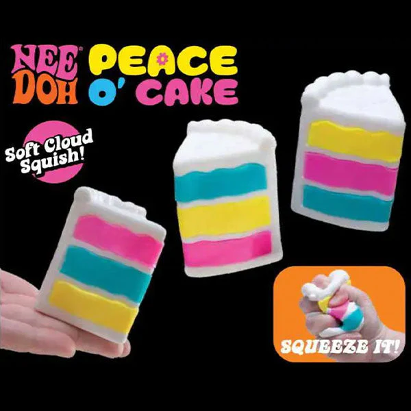Nee Doh Peace O' Cake Squishy Fidget Toy (1pc) - Ships April 10th - Image 4