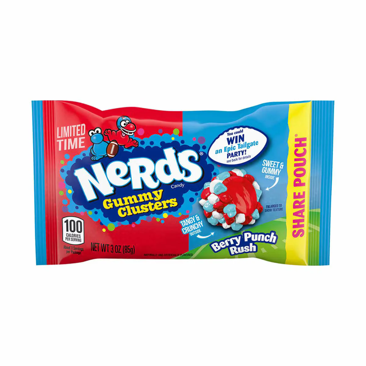 Nerds Gummy Clusters Berry Punch Rush - 3oz