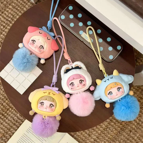 Nommi Forest Melodies Silicone Earbud Case Plush Animal Keychain Blind Box (1pc)