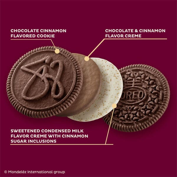 OREO x Selena Gomez Chocolate Sandwich Cookies w/ Cinnamon Creme Filling (303g) Limited Edition - Image 8