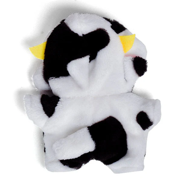 Outfit: Spotted Cow Onesie Costume for Dolls - Petite Threads x Cozy Cuddler - Image 2