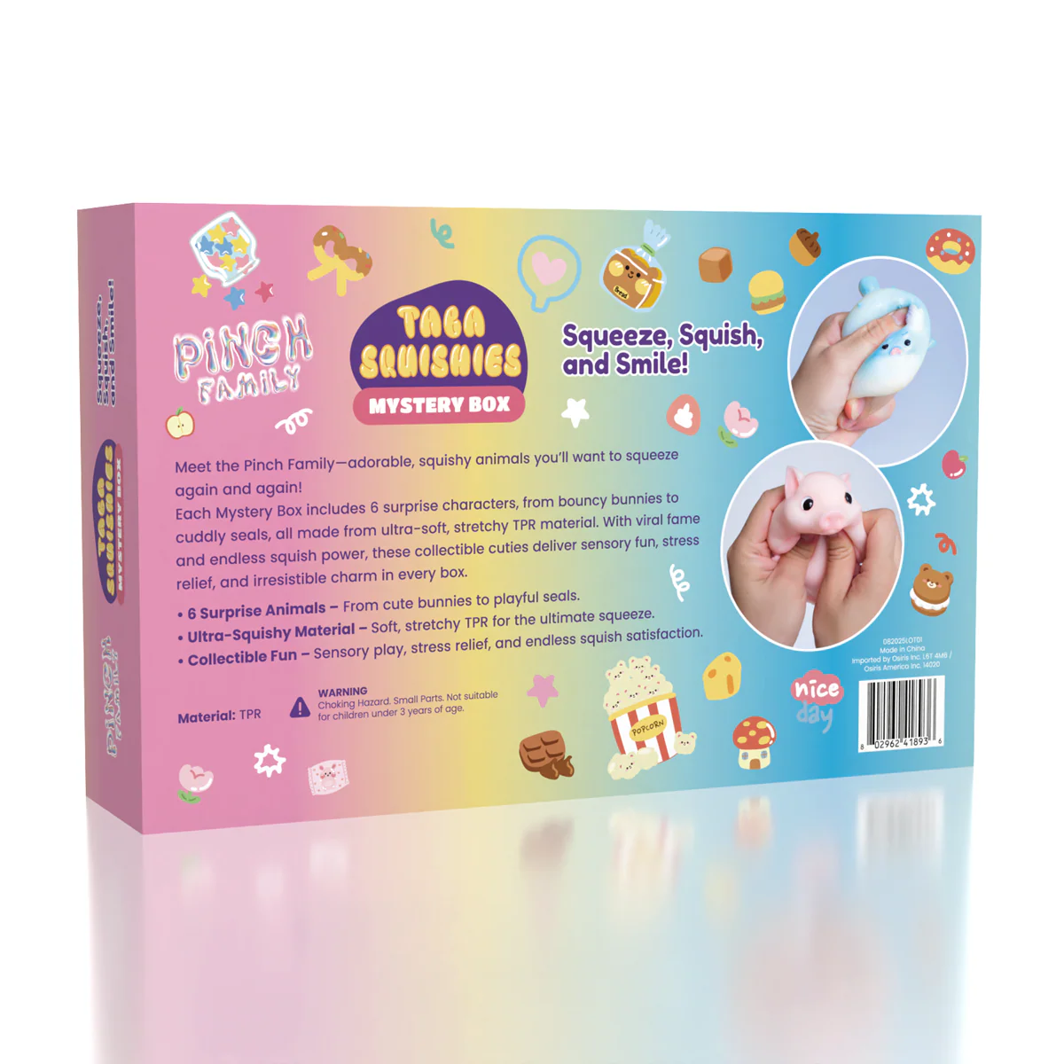 Pinch Family: Taba Animals Super Squishy Toys Mystery Box - Image 2