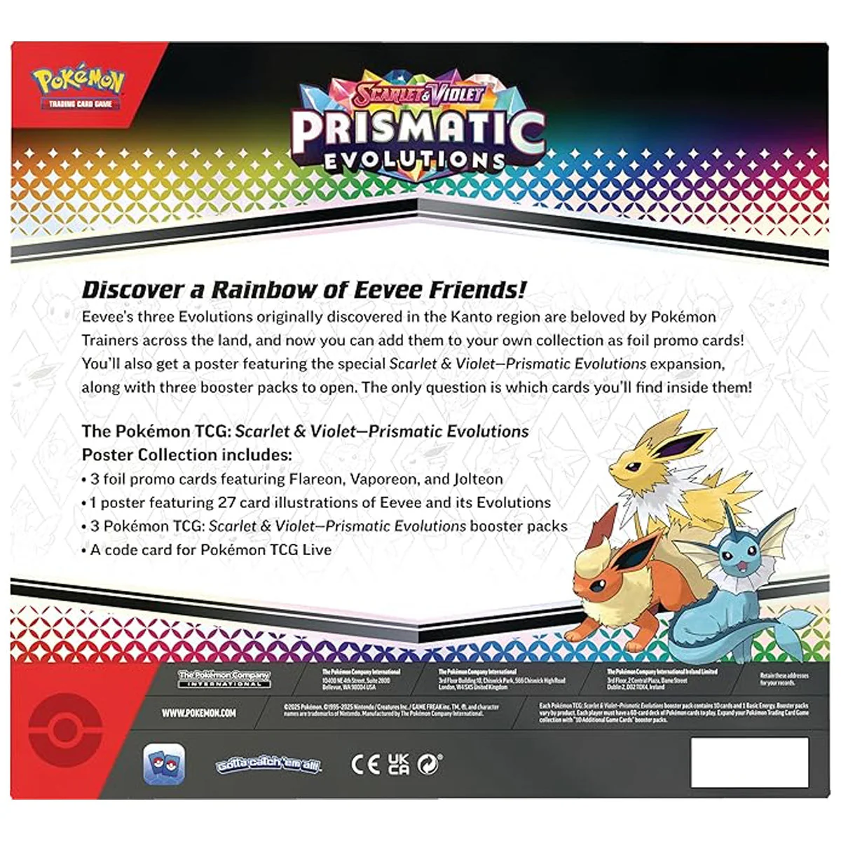 Pokémon TCG: Scarlet & Violet Prismatic Evolutions Poster Collection - Image 5