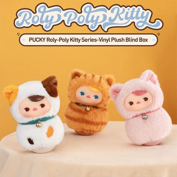 Pop Mart x PUCKY: Roly-Poly Kitty Series Vinyl Plush Blind Box (1pc) - Image 5