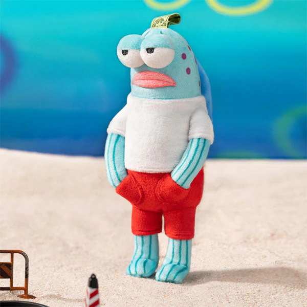 Pop Mart x SpongeBob Squarepants: Bikini Bottom Buddies Series Posable Plush Keychain Blind Box (1pc) - Image 8