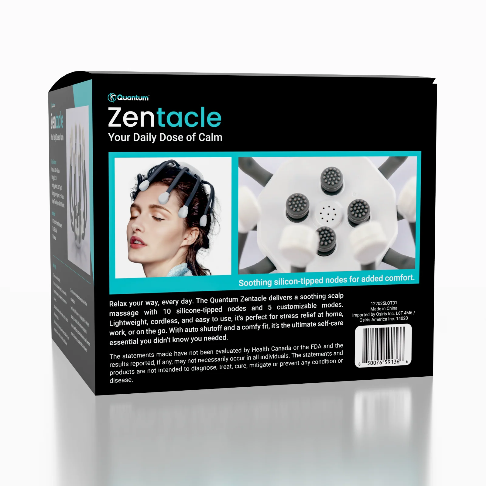 Quantum Zentacle 360-Degree Cordless Octopus Scalp & Head Massager - Image 2