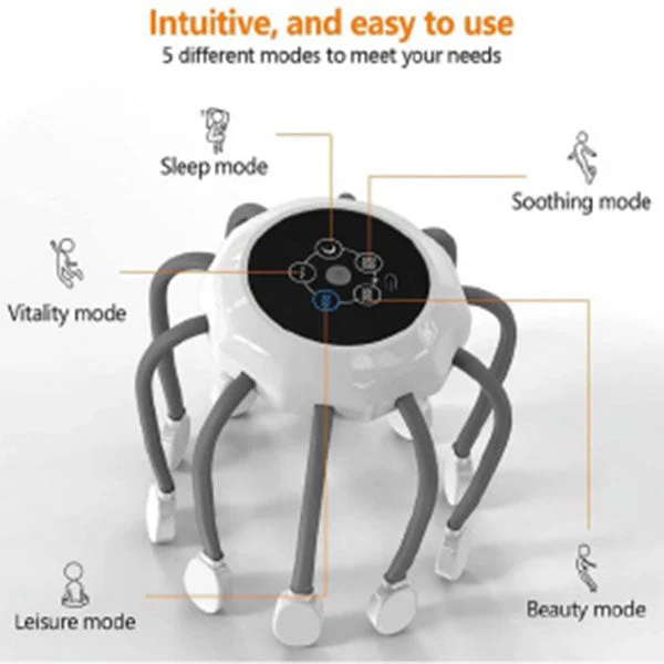 Quantum Zentacle 360-Degree Cordless Octopus Scalp & Head Massager - Image 4