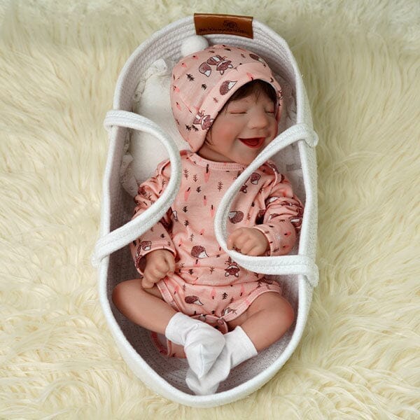 TrueHeart Treasures Reborn Dolls Cuddles & Snuggles Cotton Carry Basket - Image 6
