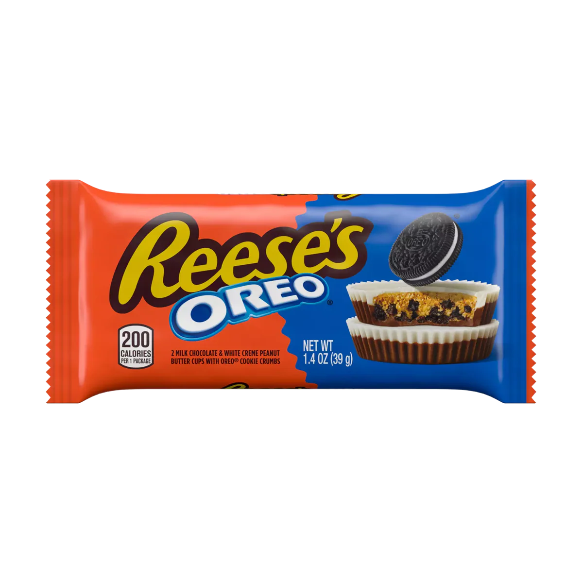 REESE'S OREO Milk Chocolate and White Creme Peanut Butter Cups – 1.4oz