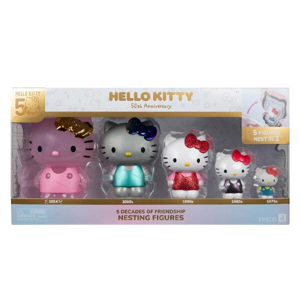 Sanrio: Hello Kitty and Friends 50th Anniversary Nesting Figures (5pc) - Image 6