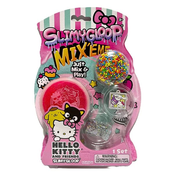 Sanrio Hello Kitty & Friends SlimyGloop Mix'Ems Pre-Made Slime & Accessories Kit (2.5oz) Multiple Styles - Image 2