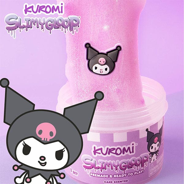 Sanrio Kuromi SlimyGloop Figural Topper Pre-Made & Ready To Play Slime (5.35oz) - Image 2