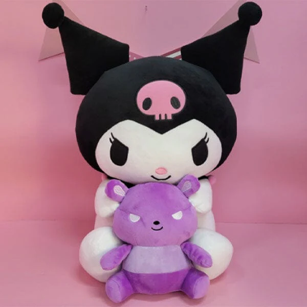 Sanrio Kuromi With Teddy Bear Friend Large 20" Plush Toy - Image 2