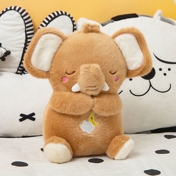 SnugglePulse: Peanut The Elephant 10" Breathing Sensory Plush Toy - Image 4
