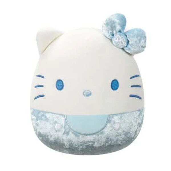 Squishmallows Plush Toy 8" Sanrio 50th Anniversary Squad Blue Velvet Hello Kitty