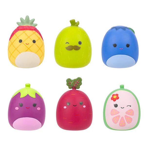 Squishmallows Squooshems Series 12 Fruits & Veggies Blind Bag 2" Surprise Vinyl Fidget Squishy (1pc)