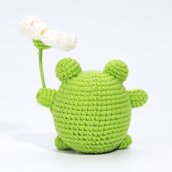 The LOOP Brigade: DIY Mini Crochet Plush Toy Complete Kit For Beginners - Bogart the Frog - Image 4