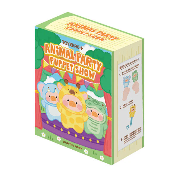 TOYZERO+ x Lulu The Piggy: Animal Party Puppet Show Series Plush Keychain Blind Box (1pc) - Image 11