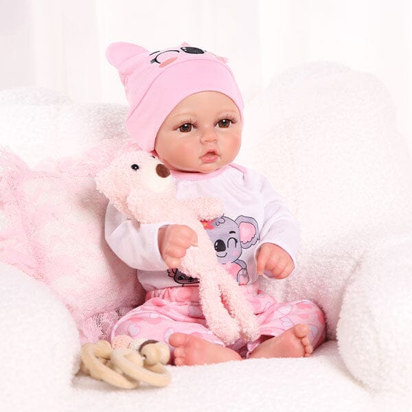 TrueHeart Treasures Dream Weavers Collection Weighted Reborn Lifelike Baby Dolls 3kg (6.61 lb) Baby Evangeline - Image 7